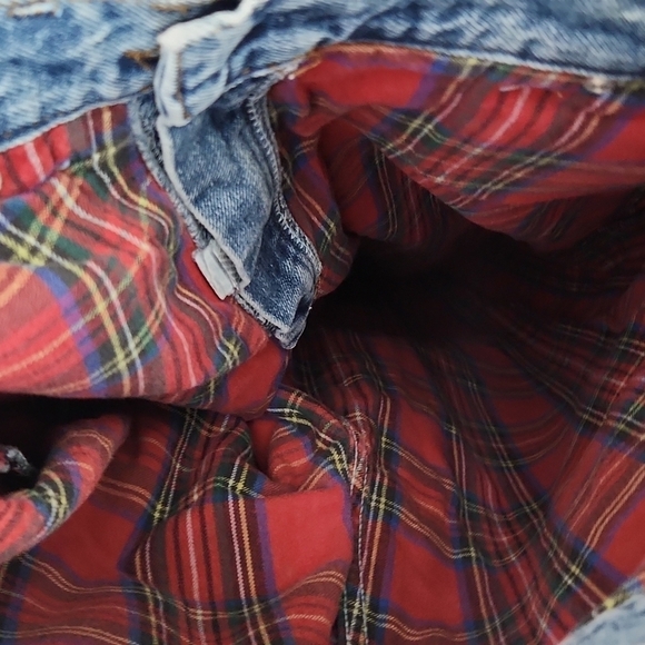 Jeans Mens plaid lined size 36x32 waist measurements are smaller see meauments - Picture 8 of 15